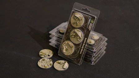 Arid Steppe Bases - Round 50mm (x3)