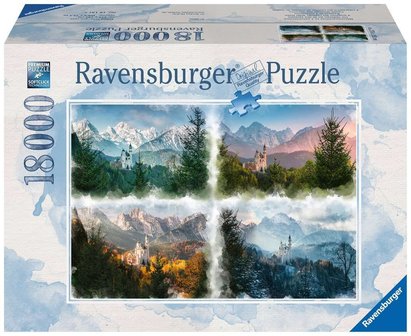 Slot Neuschwanstein in 4 Seizoenen  - Puzzel (18000)