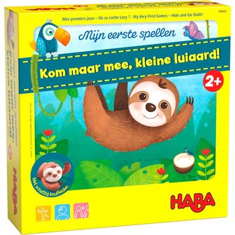 Mijn Eerste Spellen: Kom maar mee luiaard (2+)