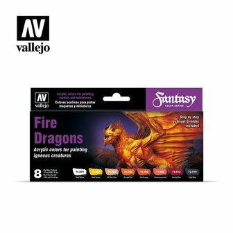 Fantasy Color Series: Fire Dragons (Vallejo)