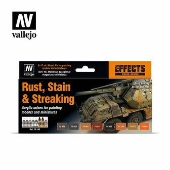 Effects Color Series: Rust, Stain &amp; Streaking (Vallejo)