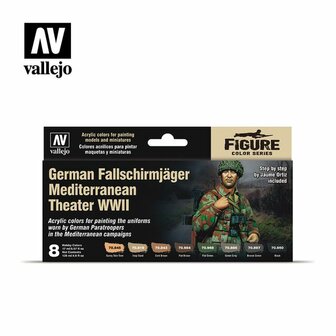 German Fallschirmj&auml;ger Mediterranean Theater WWII (Vallejo)