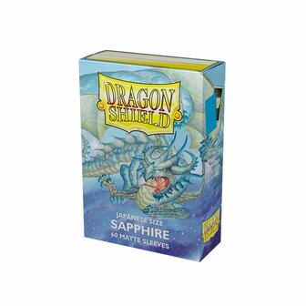 Dragon Shield Card Sleeves: Japanese Matte Sapphire (59x86mm) - 60 stuks