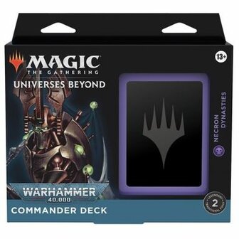 MTG - Universes Beyond: Commander Deck Warhammer 40.000 (Necron Dynasties)