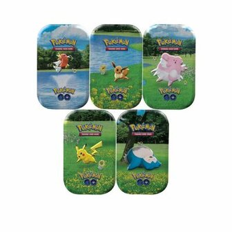 Pokémon GO Mini Tins (Alle 5 verschillende tins)