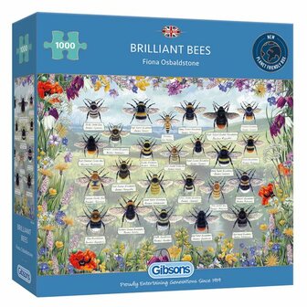 Brilliant Bees - Puzzel (1000)