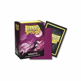 Dragon Shield Dual Matte Sleeves: Standard Wraith (63x88mm) - 100x