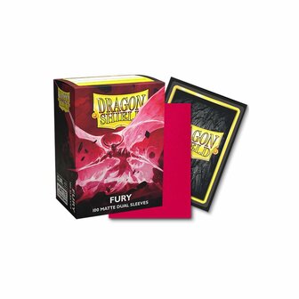 Dragon Shield Dual Matte Sleeves: Standard Fury (63x88mm) - 100x