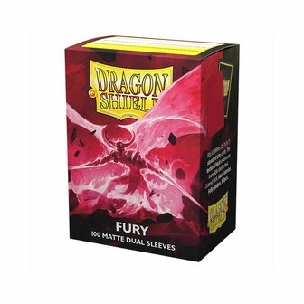 Dragon Shield Dual Matte Sleeves: Standard Fury (63x88mm) - 100x
