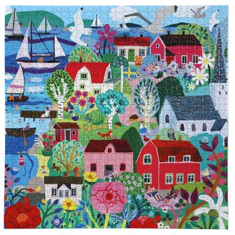 Swedish Fishing Village - Puzzel (1000)