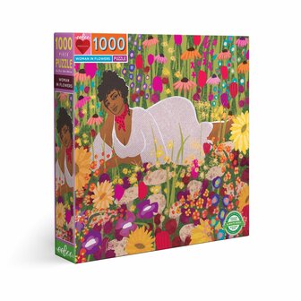 Woman Flowers - Puzzel (1000)