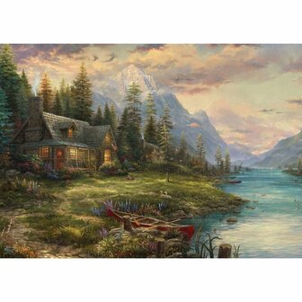 An outing on Father&rsquo;s Day (Thomas Kinkade) - Puzzel (1000)