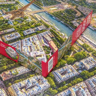 View over Paris Eiffel Tower - Puzzel (1000)