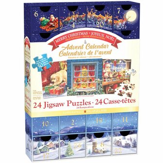 Adventskalender met puzzels: Classic Christmas