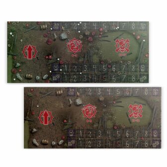 Blood Bowl: Double-sided Snotling Pitch and Dugout Set