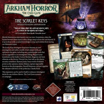 Arkham Horror: The Card Game &ndash; The Scarlet Keys (Investigator Expansion)