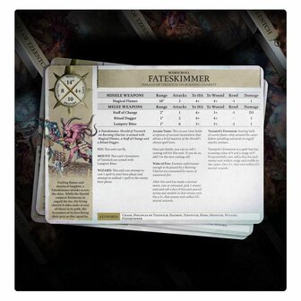 Warhammer: Age of Sigmar - Disciples of Tzeentch: Warscroll Cards