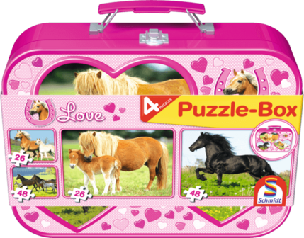 Paarden - Puzzelbox (2x26 &amp; 2x48)