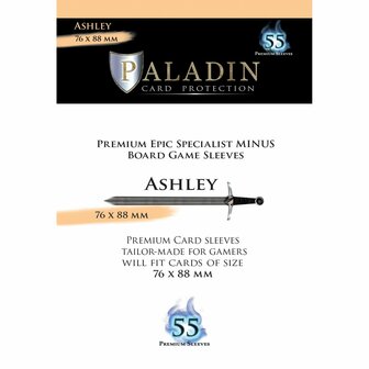 Paladin Sleeves: Ashley (76x88mm)