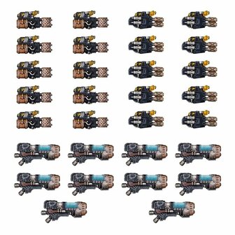 Warhammer: The Horus Heresy - Heavy Weapons Upgrade Set (Heavy Flamers, Multi-meltas, and Plasma Cannons)