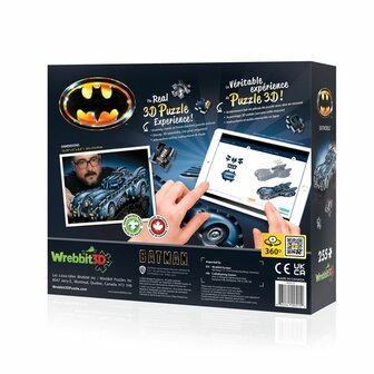 Batman: Batmobile - Wrebbit 3D Puzzle (255)