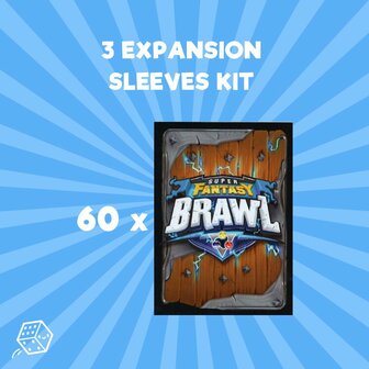Super Fantasy Brawl: 3 Expansion Sleeves Kit