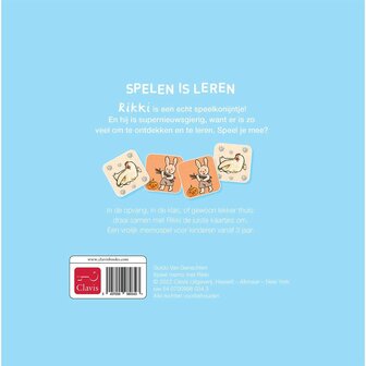 Speel Memo met Rikki (3+)