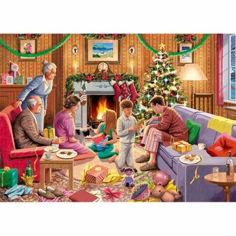 Family Time at Christmas - Puzzel (4x1000)