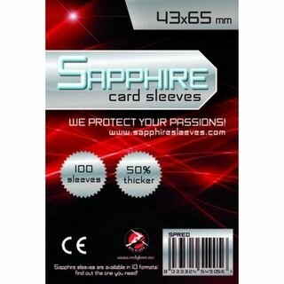 Sapphire Card Sleeves (45x66mm)