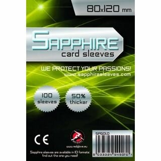 Sapphire Card Sleeves (80x120mm)