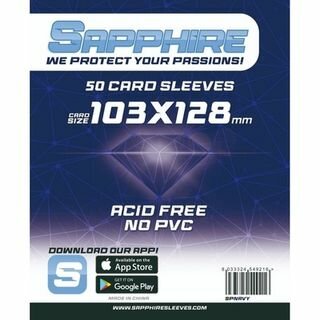 Sapphire Card Sleeves (103x128mm)
