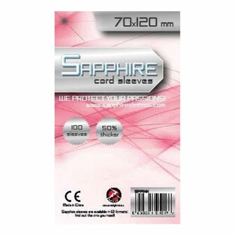 Sapphire Card Sleeves (70x120mm)