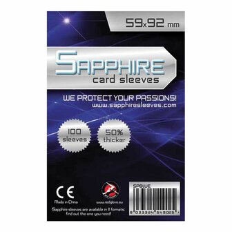 Sapphire Card Sleeves (59x92mm)
