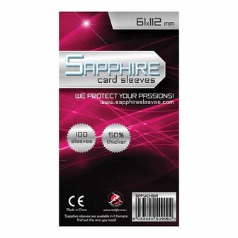 Sapphire Card Sleeves (61x112mm)