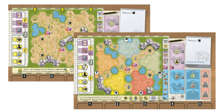 Ark Nova: Dierentuinplattegrond Set 1