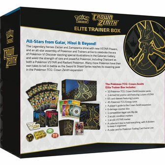 Pok&eacute;mon: Crown Zenith (Elite Trainer Box)