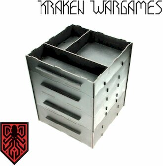 Black Paint verf houder  (voor The Army Painter &amp; Vallejo verf)