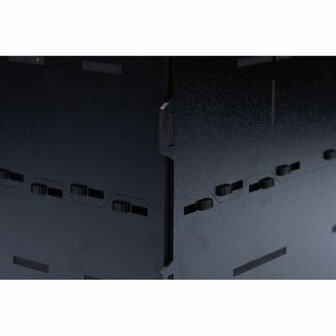 Black Paint Rack: Uitschuifbaar rek (Tribune)