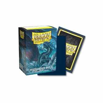 Dragon Shield Card Sleeves: Standard Matte Midnight Blue (63x88mm) - 100x