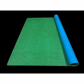 Reversible Megamat (87,5x122cm, squares, blue-green)