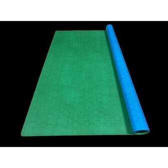 Reversible Megamat (87,5x122cm, hexes, blue-green)