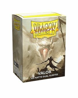Dragon Shield Dual Matte Sleeves: Standard Valor (63x88mm) - 100x