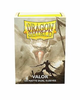 Dragon Shield Dual Matte Sleeves: Standard Valor (63x88mm) - 100x
