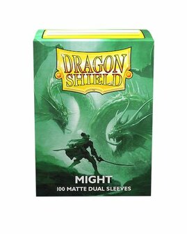 Dragon Shield Dual Matte Sleeves: Standard Might (63x88mm) - 100x