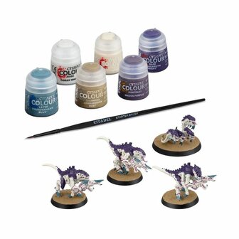 Warhammer 40,000 - Tyranids: Termagants and Ripper Swarm + Paint Set