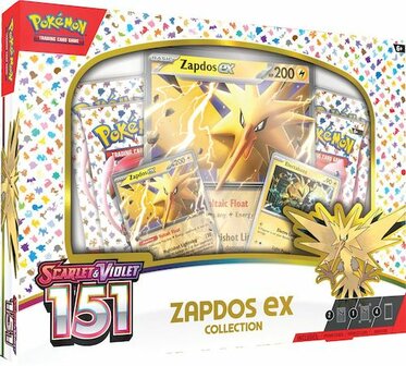 Pok&eacute;mon: 3.5 - 151 - EX Box - Zapdos Collection