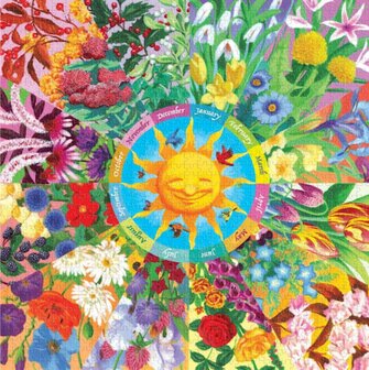 Flower Calendar - Puzzel (1000)