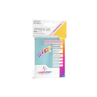 Gamegenic Prime Clear Sleeves: Japanese Card Game (62x89mm) - 60