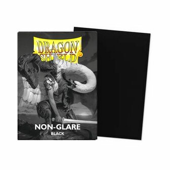 Dragon Shield Card Sleeves (Non-Glare): Standard Black Matte (63x88mm) - 100 stuks