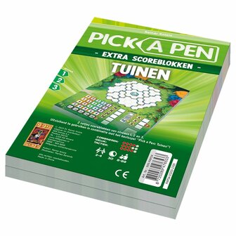 Pick-a-Pen: Tuinen - Scoreblokken